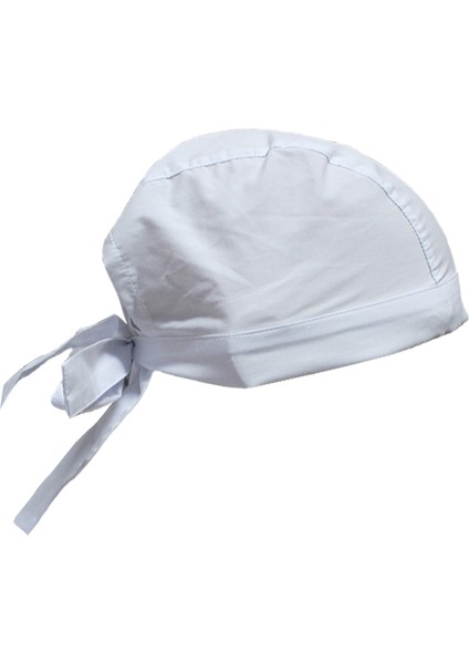Şef Aşçı Bandana Aşçı Şapkası Aşçı Kep Beyaz