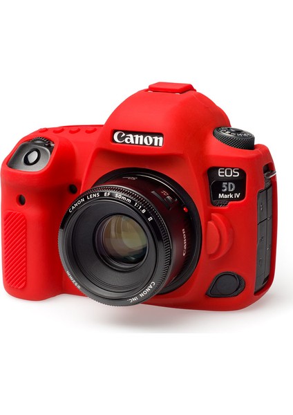 Easycover Silikon Kılıf (Canon Eos 5d Mark Iv Kırmızı)