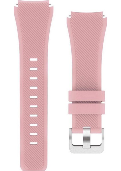 Samsung Galaxy Active 2 44MM Classic Çapraz Frontier Kayış Kordon Açık Pembe