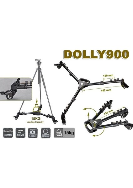 900 Dolly Tekerlek