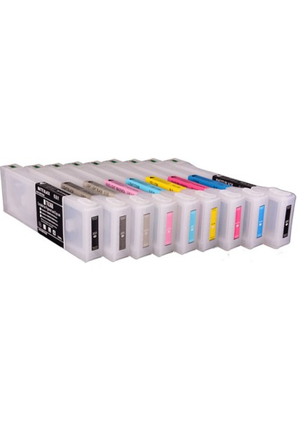 Epson SC-P6000/P7000/P8000 Uyumlu Kolay Dolan Kartuş - 9 Renk