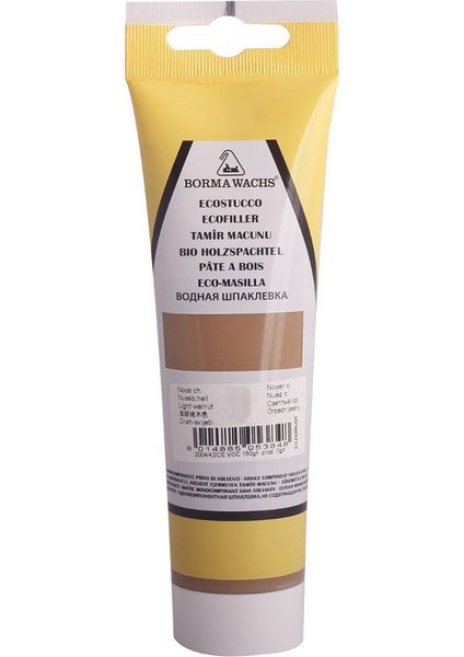 Borma Wachs Masif Tamir Macunu Ecostucco 1010 Gri 200 gr