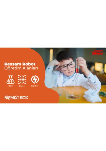 Ressam Robot (Ilk Robotum) - Eğitici Oyuncak