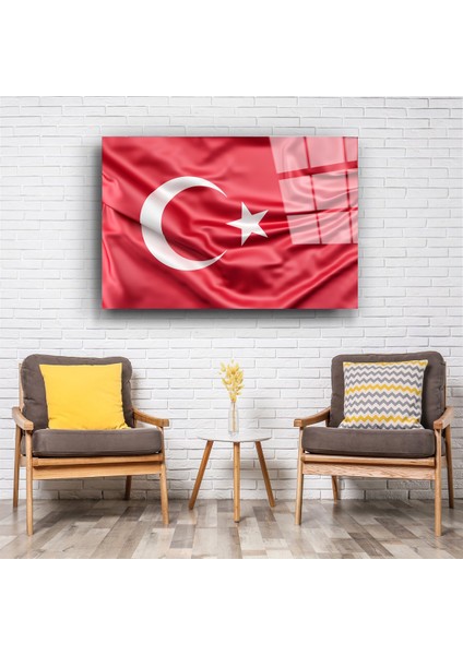 Türk Bayrağı Cam Tablo fiyatları