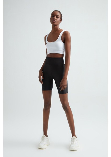 Weweus Bayan Biker Parlak Tayt