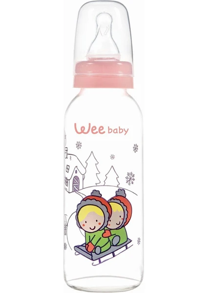 Wee Baby 876 Cam Biberon 250 ml - Pembe