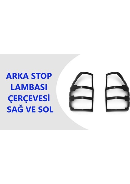 Ford Ranger Arka Stop Çerçevesi Mat 2 Prç 2015+