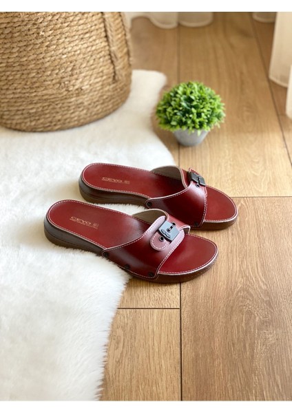 Kırmızı Kadın Terlik 6500 fiyatları
