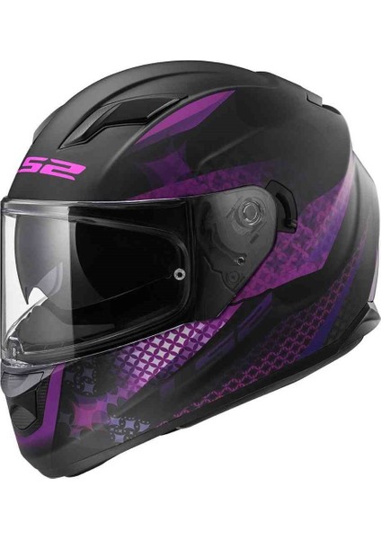 Stream Evo Lux Mat Siyah-Pembe Kask Xs Beden