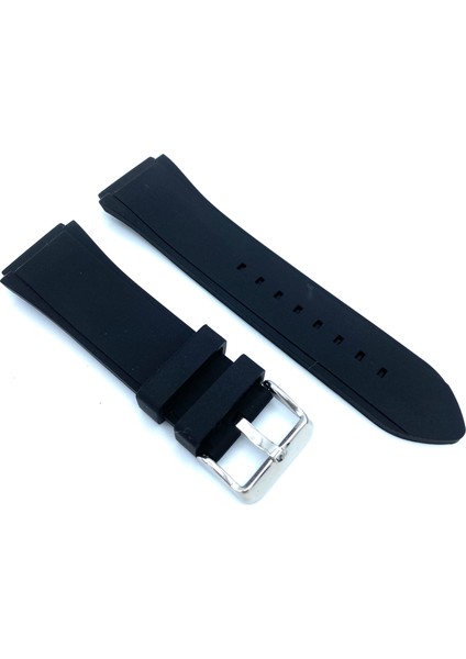 26mm Siyah Silikon Guess W0408G1 Uyumlu Saat Kordonu GSS108