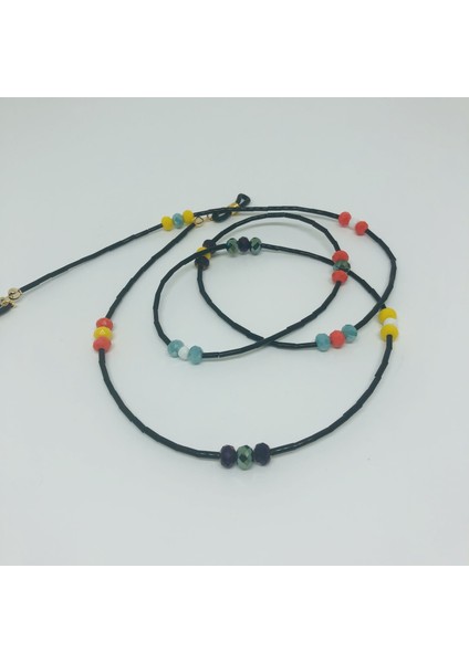 Kristal ve Boru Boncuk Gözlük Askısı fiyatları