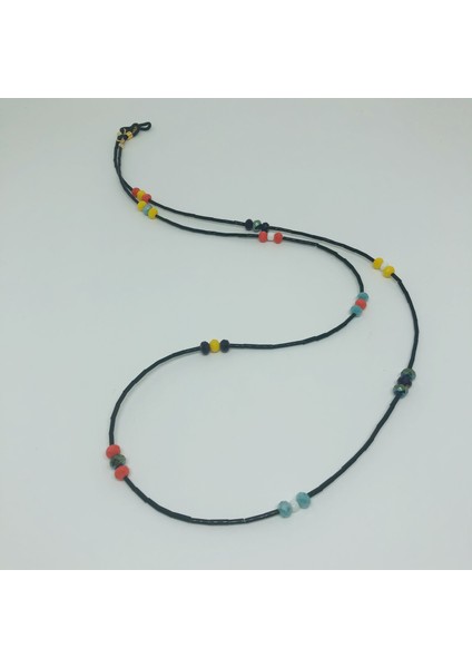 Kristal ve Boru Boncuk Gözlük Askısı modelleri