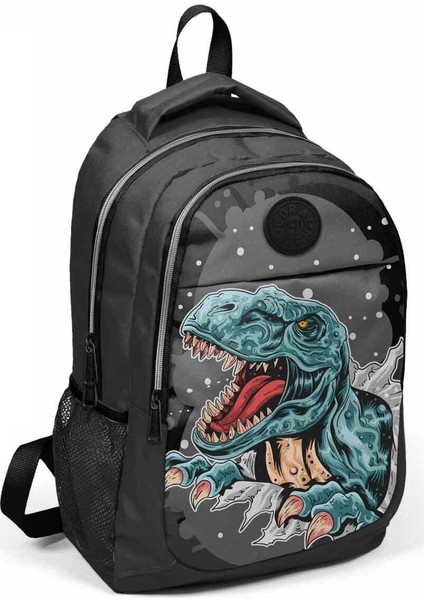 23420 USB Bağlantılı Okul Çantası 2 Bölmeli Süngerli Sırt Paneli