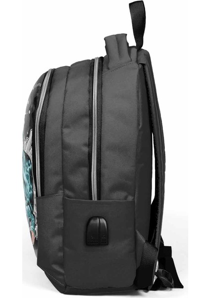 23420 USB Bağlantılı Okul Çantası 2 Bölmeli Süngerli Sırt Paneli fiyatları