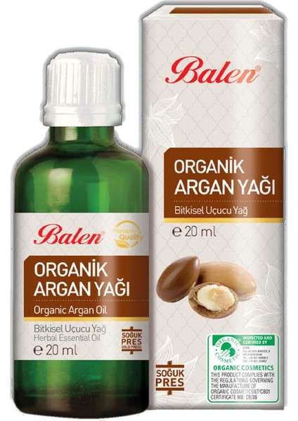 Organik Argan Yağı Soğuk Pres 2 x 20 ml