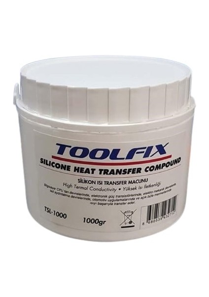 TSL-1000 Silikon Isı Transfer Macunu 1000G