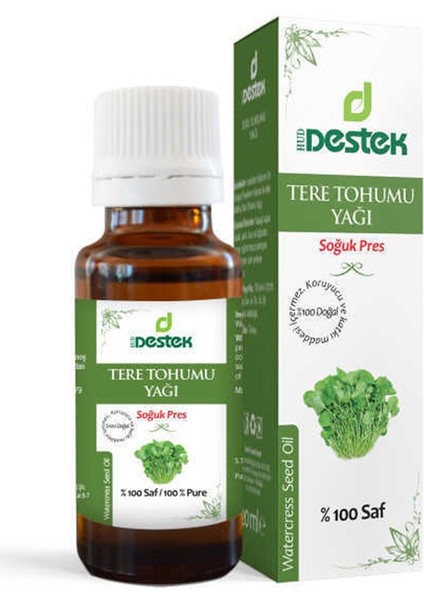 Tere Tohumu Yağı (Soğuk Pres) 20 ml
