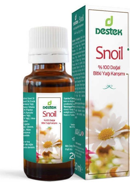 Snoil Doğal Bitki Yağı 20 ml