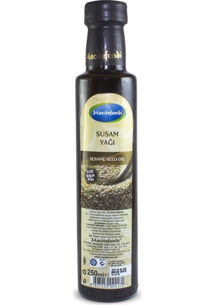 Mecitefendi̇ Susam Yaği 250 ml