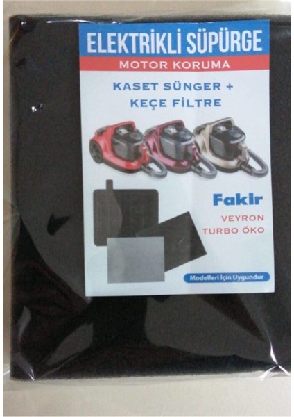 Fakir Veyron Turbo Öko Uyumlu Süpürge Süngeri 2 Adet