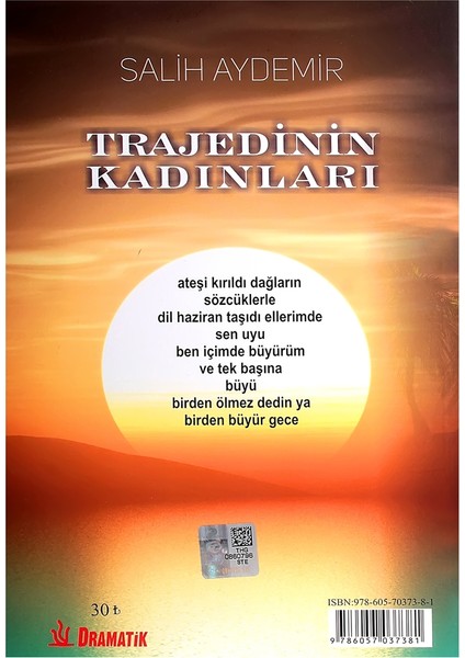 Trajedinin Kadınları Şiir Kitabı - Salih Aydemir