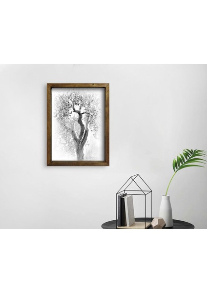 Gift Doğal Masif Ahşap Çerçeveli Tablo 45X65CM-31 modelleri