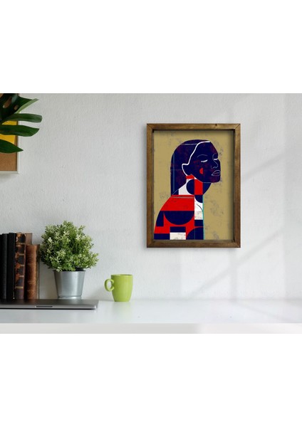 Gift Doğal Masif Ahşap Çerçeveli Tablo 45X65CM-30 fiyatları