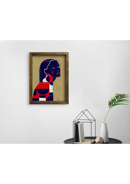 Gift Doğal Masif Ahşap Çerçeveli Tablo 45X65CM-30 modelleri