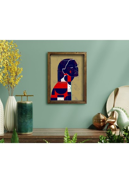 Gift Doğal Masif Ahşap Çerçeveli Tablo 45X65CM-30 fırsatları