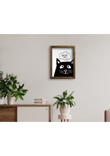 Gift Doğal Masif Ahşap Çerçeveli Tablo 45X65CM-11