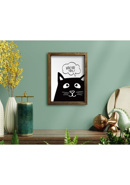 Gift Doğal Masif Ahşap Çerçeveli Tablo 45X65CM-11 fırsatları