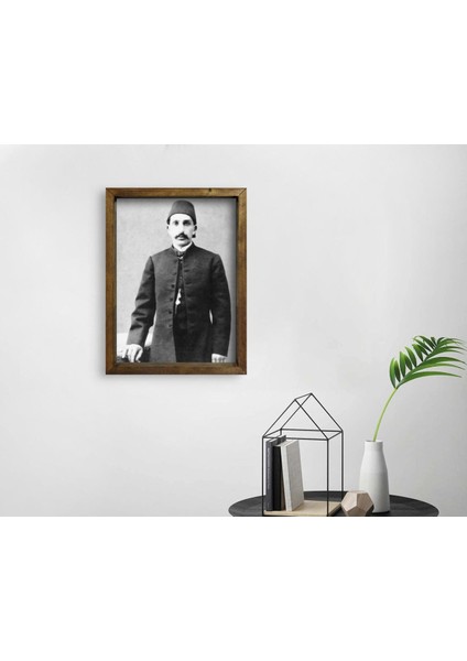 Gift Sultan Iı Abdülhamid Han Tasarımlı Doğal Masif Ahşap Çerçeveli Tablo 45X65CM-8 modelleri