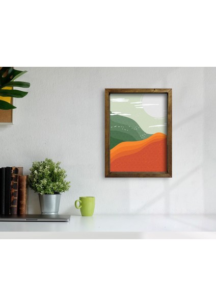 Gift Doğal Masif Ahşap Çerçeveli Tablo 45X65CM-51 fiyatları