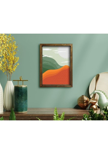 Gift Doğal Masif Ahşap Çerçeveli Tablo 45X65CM-51 fırsatları