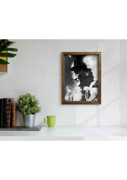 Gift Atatürk Tasarımlı Doğal Masif Ahşap Çerçeveli Tablo 45X65CM-24 fiyatları