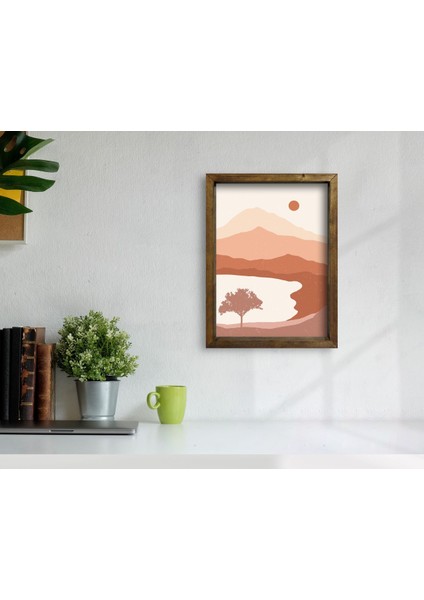 Gift Doğal Masif Ahşap Çerçeveli Tablo 45X65CM-82 fiyatları