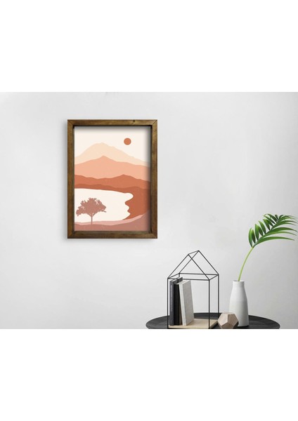 Gift Doğal Masif Ahşap Çerçeveli Tablo 45X65CM-82 modelleri