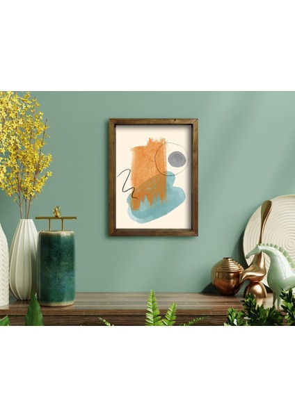 Gift Doğal Masif Ahşap Çerçeveli Tablo 45X65CM-72 fırsatları
