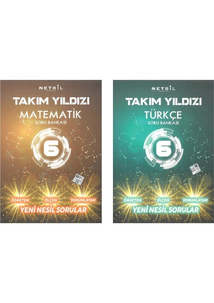 Netbil 6. Sınıf Takım Yıldızı Matematik-Türkçe Soru Bankası Seti