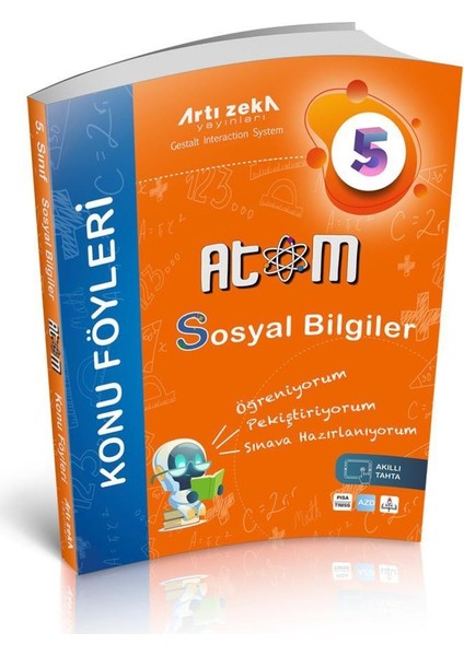 Artı Zeka 5. Sınıf Atom Sosyal Bilgiler Konu Föyleri