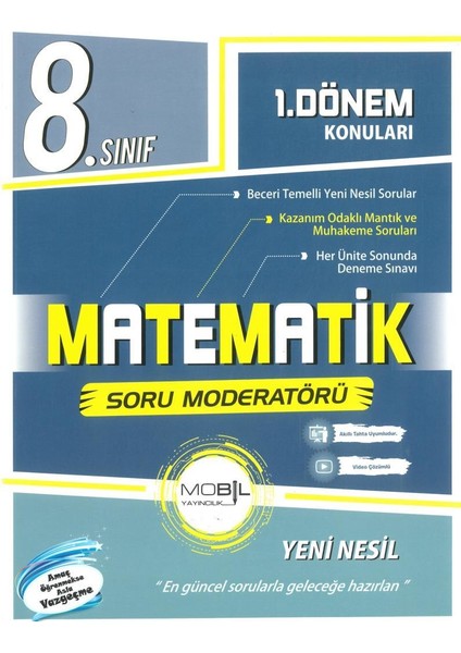 Mobil 8. Sınıf Matematik 1. Dönem Konuları Soru Moderatörü