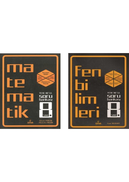 8. Sınıf Matematik-Fen Soru Bankası Seti