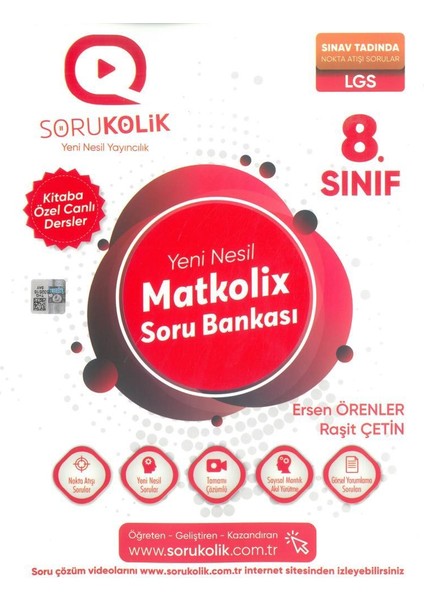 Sorukolik 8. Sınıf Yeni Nesil Matkolix Soru Bankası