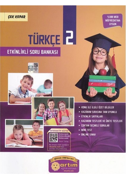 Artım 2. Sınıf Türkçe Etkinlikli Soru Bankası