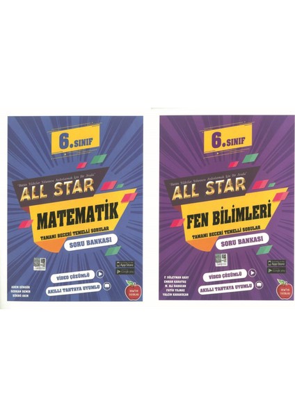 6. Sınıf All Star Matematik-Fen Bilimleri Soru Bankası Set