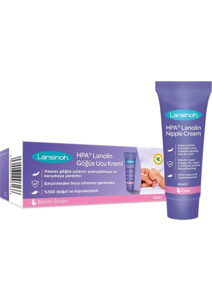 Hpa® Lanolin Göğüs Ucu Kremi 40 ml 2 Adet