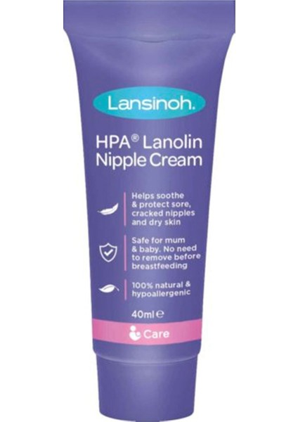 Hpa® Lanolin Göğüs Ucu Kremi 40 ml 2 Adet