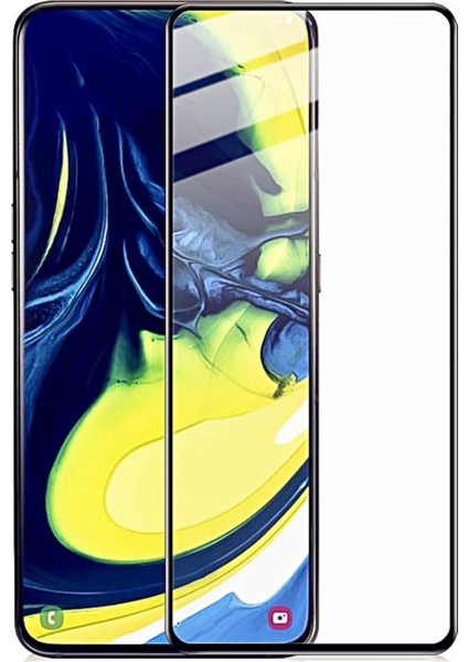 Samsung Galaxy A50 Ekran Koruyucu 6D Nano Tam Kaplayan Siyah
