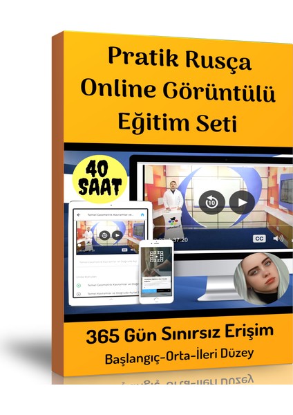 Enine Boyuna Eğitim Pratik Rusça Online Görüntülü Eğitim Seti (Başlangıç-Orta-Ileri Düzey)