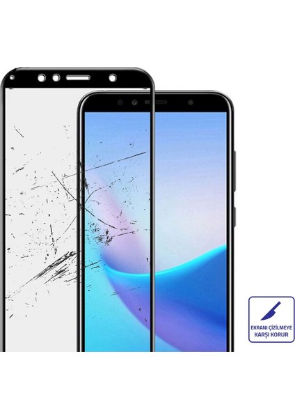 Huawei Y5P Ekran Koruyucu 6D Nano Tam Kaplayan Siyah